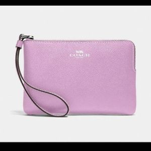 COACH Small single zip wristlet